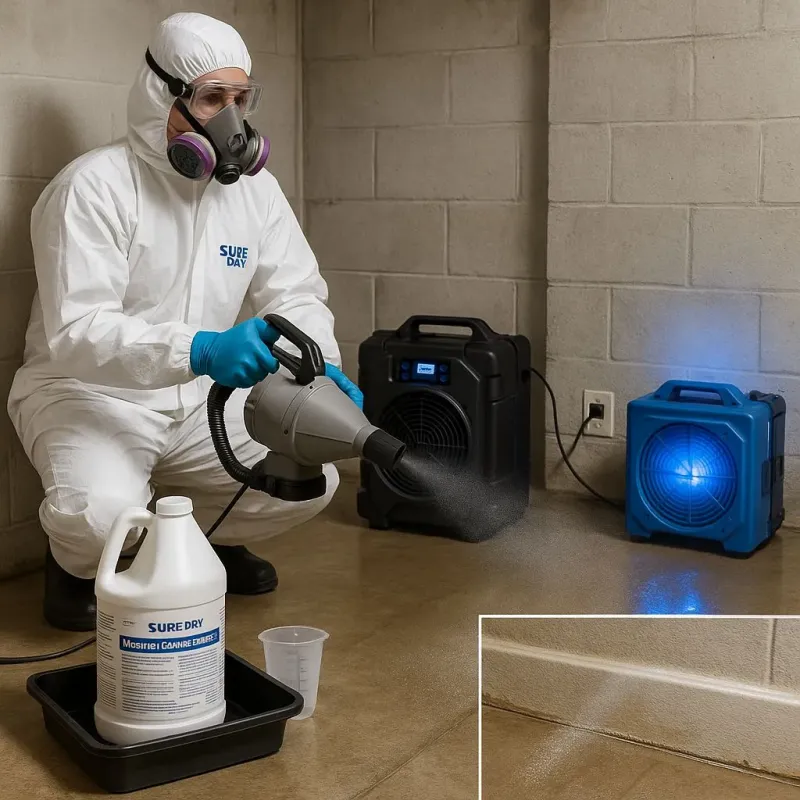 Sanitization and Odor Removal process in Redwood Shores, CA