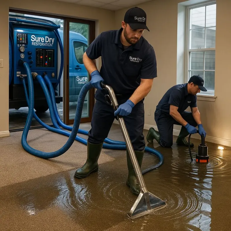 Water Extraction and Removal process in Redwood Shores, CA